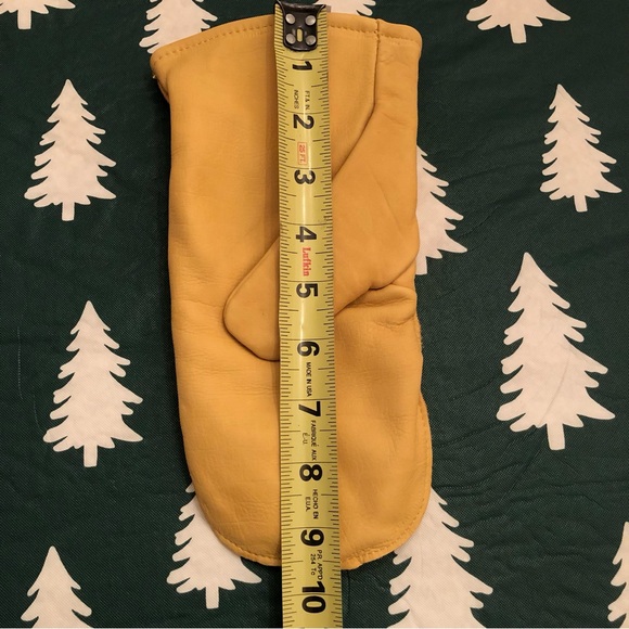 🎉HP🎉MINNESOTA WILD 3M Thinsulate Tan Leather Gloves 🏒 - Picture 7 of 9